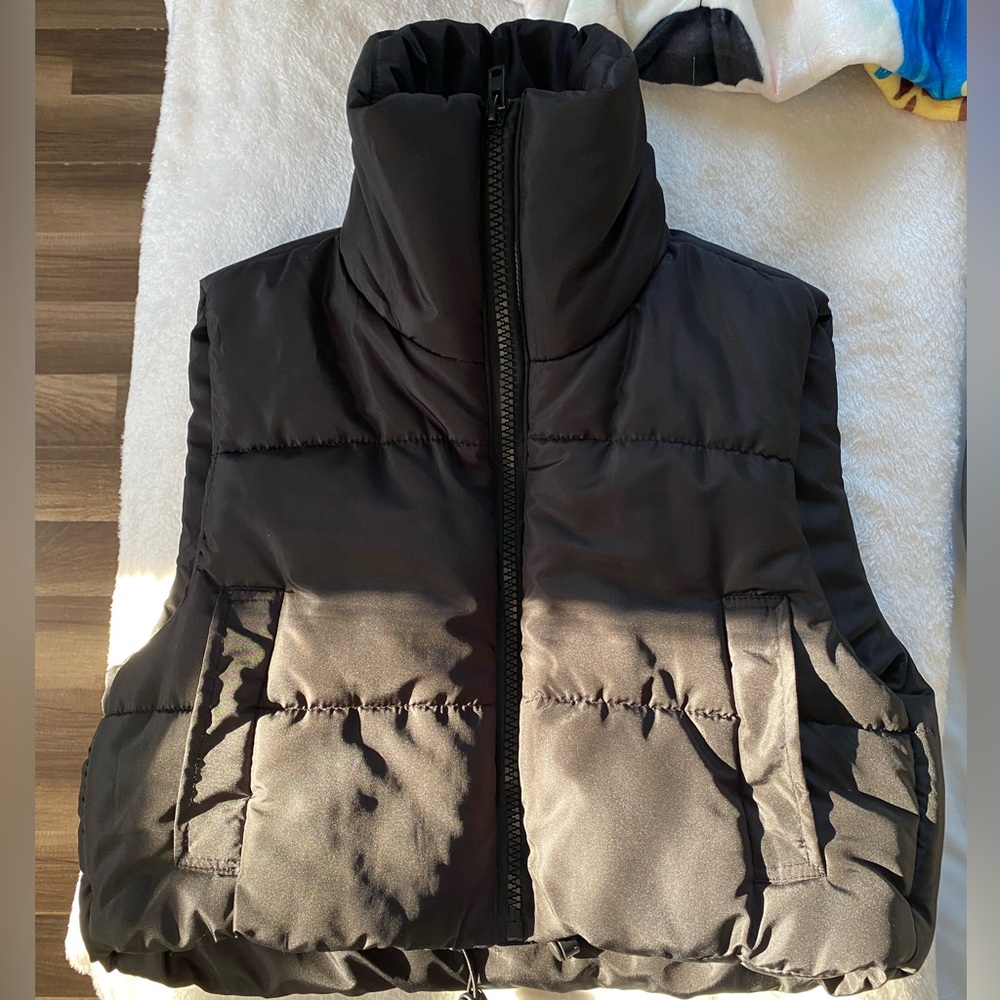 Black Puffer Vest